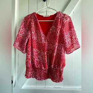 Lush smocked top. Size small